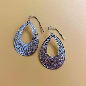 Silver earrings!